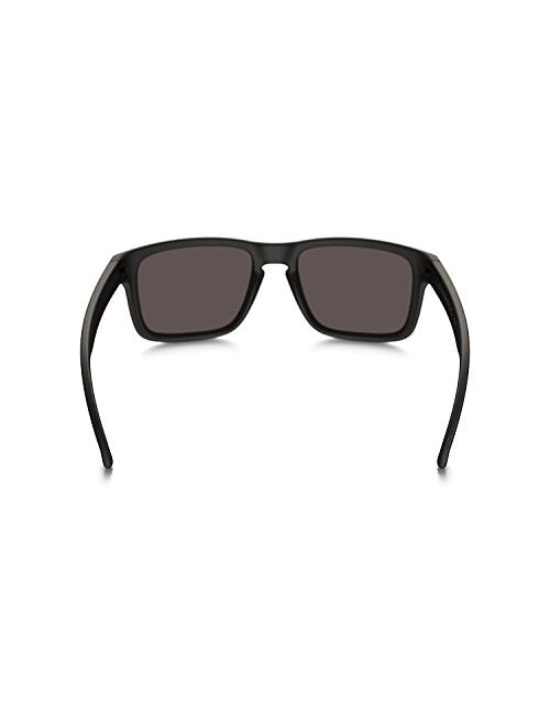 Oakley Holbrook Sunglasses 57MM Matte Black Frame/Warm Grey Lens