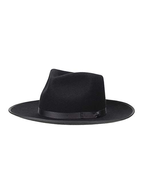 Fedora for Men Women 100% Wool Felt Outback Panama Hat Classic Band Wide Brim Adjustable