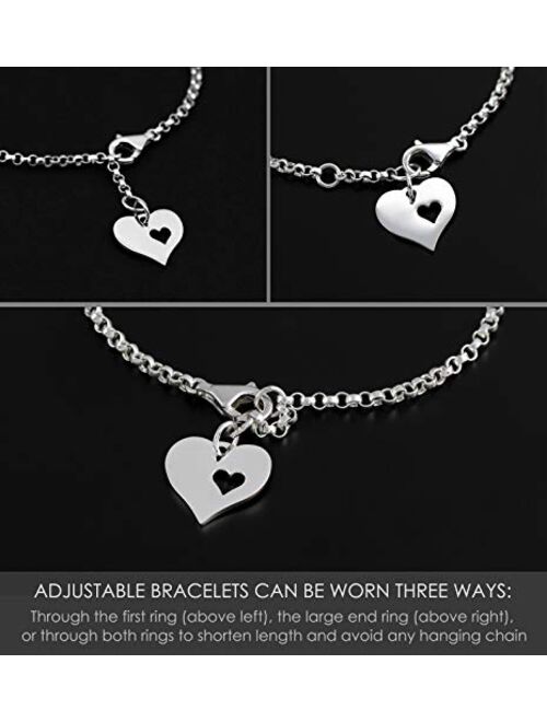 13th Birthday • Gifts for Teen Girls • Sterling Silver Bracelet
