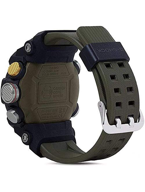 Casio GGB100-1A3 Master of G Mudmaster Men's Watch Green 55mm Carbon