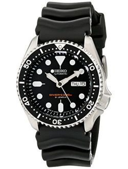 SKX007J1 Analog Japanese-Automatic Black Rubber Diver's Watch