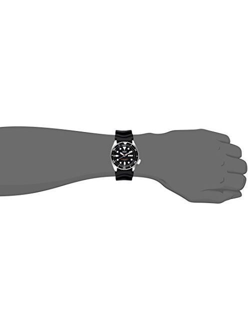 Seiko SKX007J1 Analog Japanese-Automatic Black Rubber Diver's Watch
