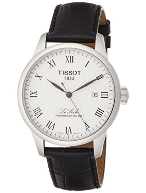 Tissot Men's Le Locle Stainless Steel Dress Watch Black T0064071603300