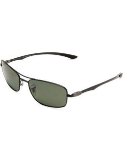 Rb8309 Steel Aviator Sunglasses
