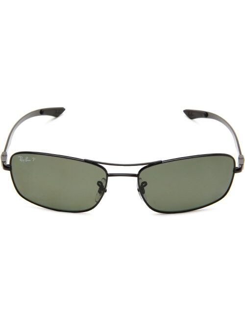 Ray-Ban Rb8309 Steel Aviator Sunglasses