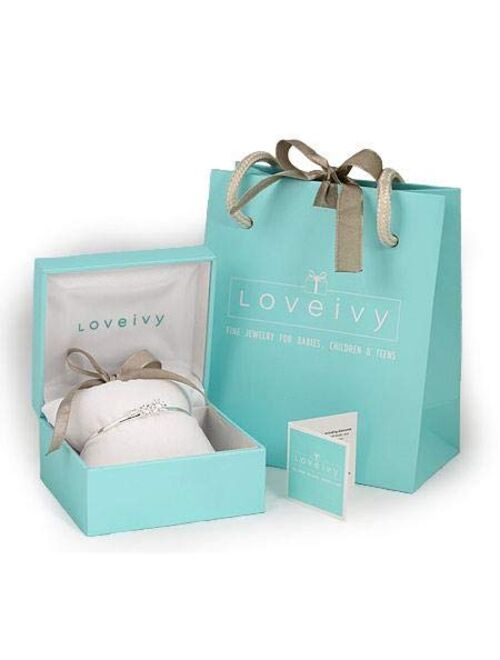 Sterling Silver Simulated Birthstone enamel Star Charm ID Bracelet For Girls