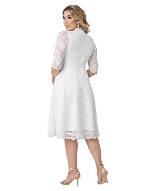 Kiyonna Women's Plus Size Wedding Belle Dress