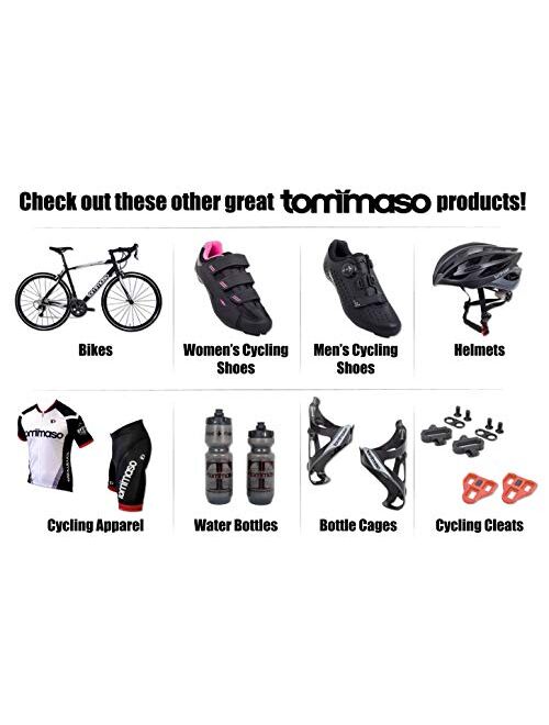 Tommaso Pista Aria Elite Women's Indoor Cycling Ready Cycling Shoe and Bundle - Black/Purple - Look Delta