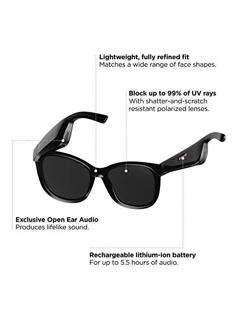 Bose Frames Soprano - Cat Eye Polarized, Bluetooth Sunglasses
