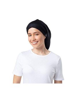 Hairbrella Lite Women’s Rain Hat, Waterproof, Satin-Lined, Packable XL