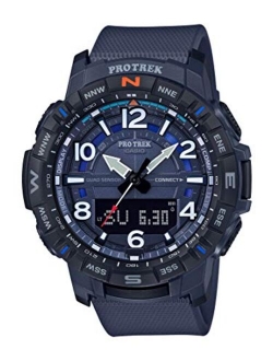 Men's Pro Trek Bluetooth Connected Quartz Sport Watch with Resin Strap, 22.2