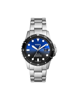 Men's FB-01 Stainless Steel Dive-Inspired Casual Quartz Watch