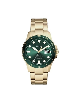 Men's FB-01 Stainless Steel Dive-Inspired Casual Quartz Watch