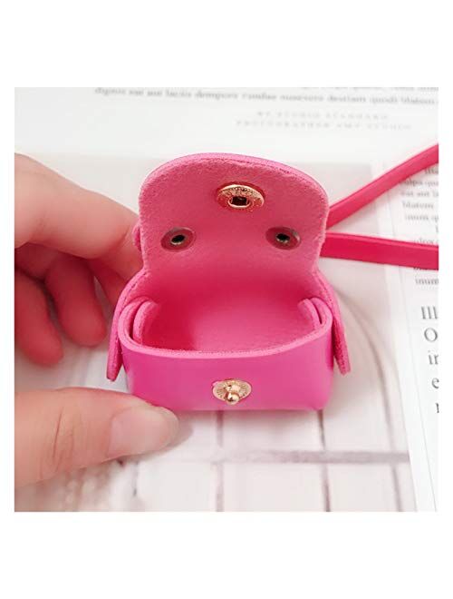 Jgzwlkj Keychain Cute Mini Bag Keychain Creative Keyring Women Car Purse Pendant Keychains Gift Small Handbag Coin Purses (Color : Pink)