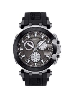 mens T-Race Chrono Quartz Stainless Steel Casual Watch Black T1154172706100