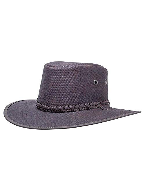 American Hat Makers Extreme Outback Vegan Hat — Waxed Cotton, Waterproof