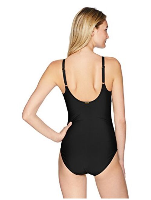 Calvin Klein Women's One Piece Swimsuit with Tummy Control