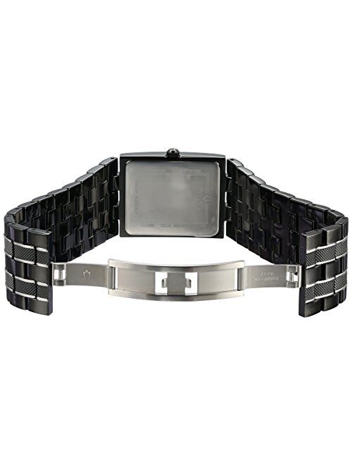 Bulova Men's 98D111 Bracelet Black Dial Watch