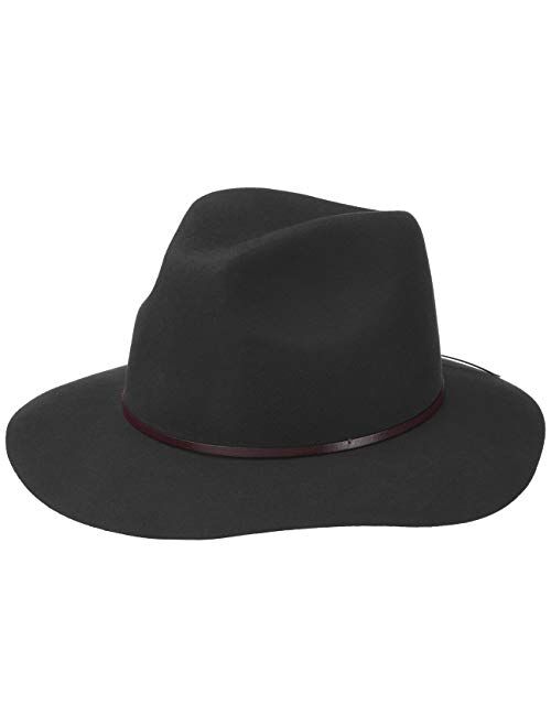Lierys Fine Wool Fedora Hat with Leather Band Women - Made in Italy