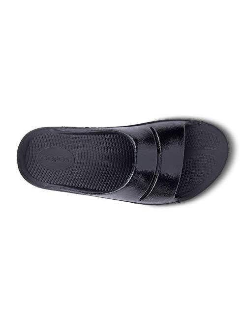 OOFOS - Women's OOahh Luxe - Post Exercise Active Sport Recovery Slide Sandal