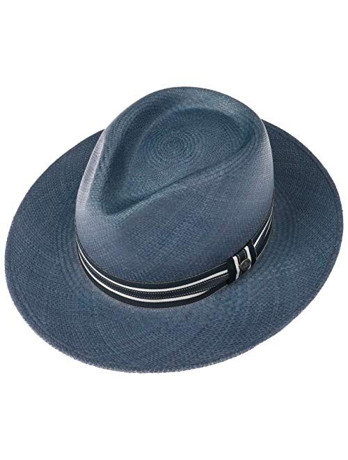 Lierys Parletto Stripes Traveller Panama Hat Men - Made in Ecuador