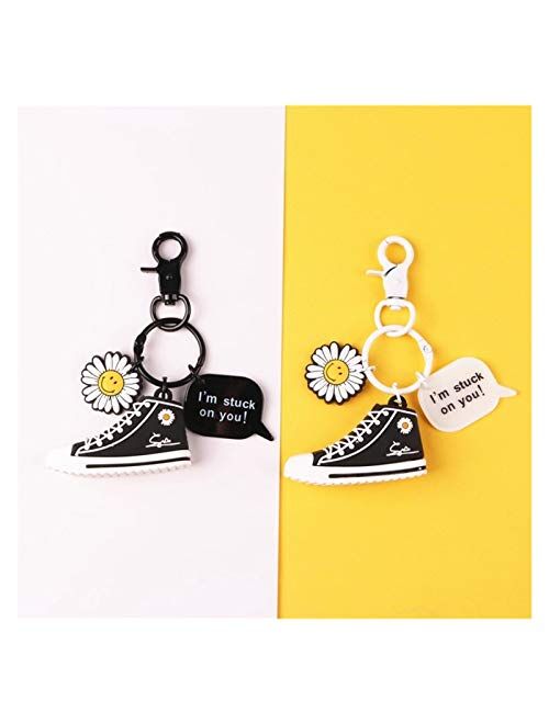 Jgzwlkj Car Keychain Key Ring Keychains for Women Girl Car Bag Key Chain Fashion Keyring Gifts (Color : 02)