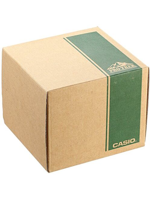 Casio Men's PRO TREK Stainless Steel Quartz Watch with Cloth Strap, Green, 30.5 (Model: PRG-600YB-3CR)