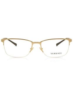Men's Eyeglasses VE1263 VE/1263 1002 Gold Half Rim Optical Frame 55mm