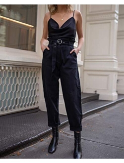 Women's Christy Cowl Neck Cami Silky Stretch Top