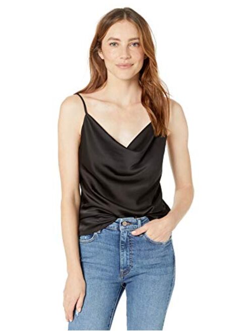 The Drop Women's Christy Cowl Neck Cami Silky Stretch Top