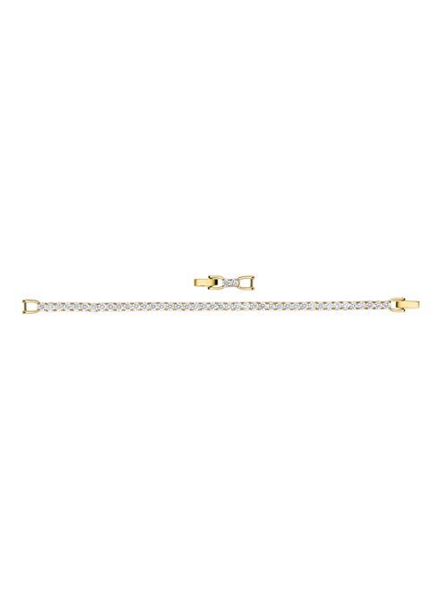 SWAROVSKI Women's Tennis Deluxe Jewelry Collection, Clear Crystals