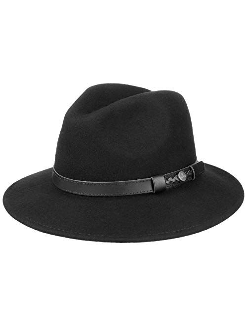 Lierys Chicago Wool Felt Traveller Hat Women/Men - Made in Italy