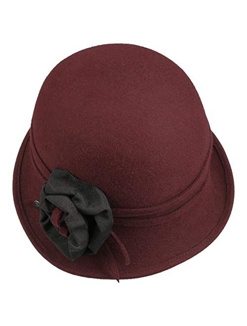 Lierys Miola Cloche Fur Felt Hat Women - Made in Italy