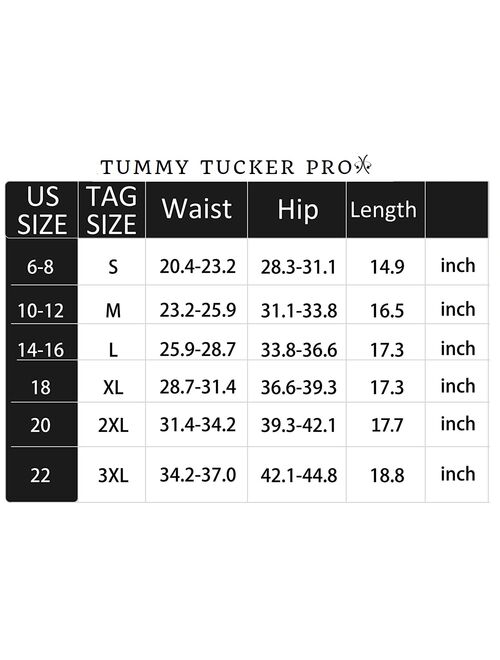 Tummy Tucker Pro - Women High Waist Body Shaper & Butt Lifter with Tummy Control and Slim Waist Panty Trainer