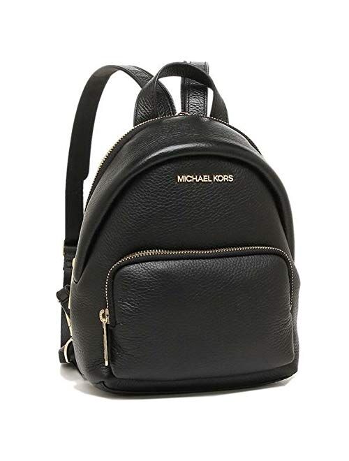 Michael Kors 35T0GERB5L Gold Hardware Erin Small Convertible Women's Backpack (Black)