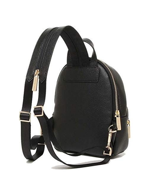 Michael Kors 35T0GERB5L Gold Hardware Erin Small Convertible Women's Backpack (Black)