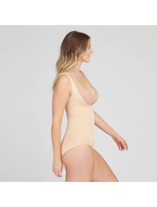 Assets by Spanx Women's Remarkable Results Open-Bust Brief Bodysuit