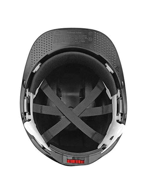 Bullhead Safety HH-C2-K - Black Unvented Cap Style Hard Hat with Six-Point Ratchet Suspension