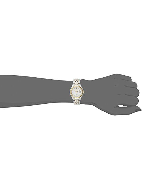 Seiko Women's SUT222 Ladies Dress Solar-Powered Two-Tone Stainless Steel Watch
