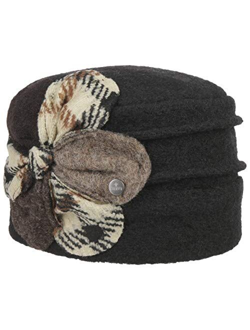 Lierys Montea Toque Wool Hat with Flower Women - Made in Italy