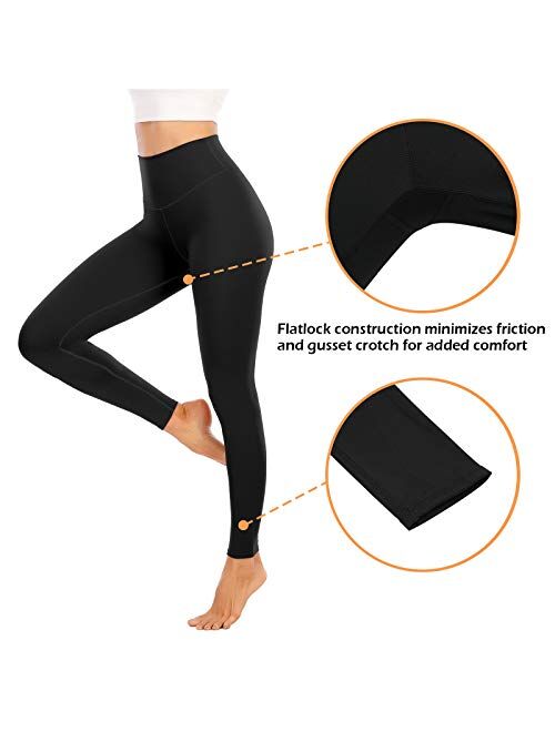 Angerella Yoga Pants for Women High Waisted Compression Workout Leggings 7/8 Length