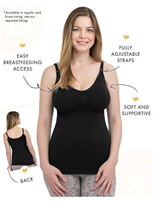 Kindred Bravely Simply Sublime Maternity & Nursing Tank with Built-in Bra