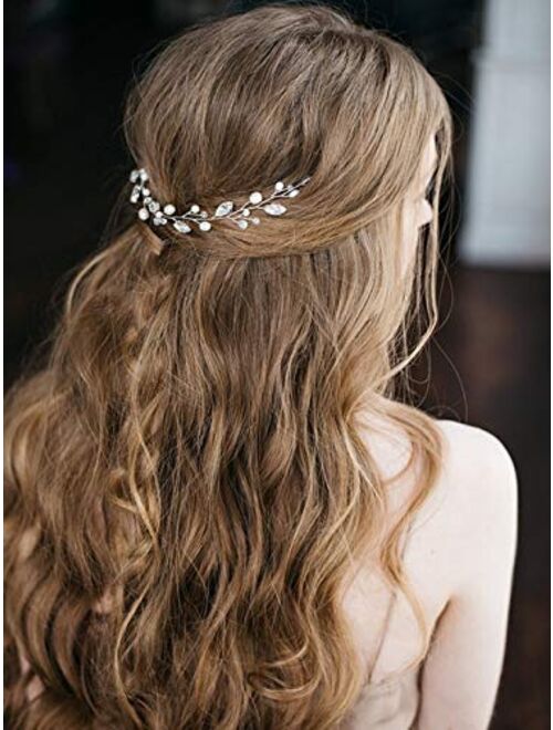 Artio Wedding Hair Vine Accessory Bridal Headpiece for Bride and Bridesmaids HV-512