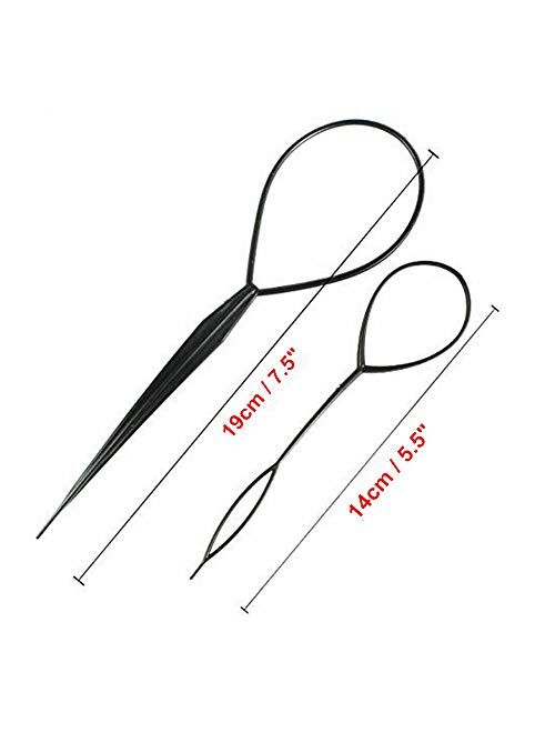 Plastic Magic Hair Braid Ponytail Maker Clip Tool Simple DIY Hair Loop Accessories Kit for Hair Styling