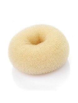 Beaute Galleria Hair Donut Bun Maker Ring Style Mesh Chignon Ballet Sock Bun (Medium, Brown)