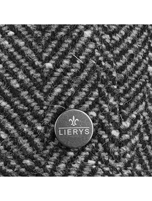 Lierys Herringbone Flat Cap Men | Made in Italy
