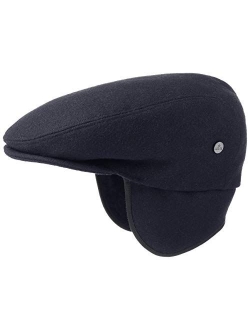 Teflon Flat Cap with Earflaps Women/Men | Made in Italy