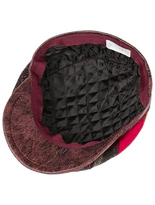 Lierys Carlento Patchwork Flat Cap Men - Made in Italy