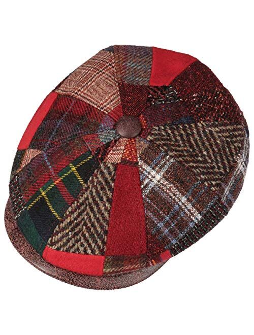 Lierys Carlento Patchwork Flat Cap Men - Made in Italy