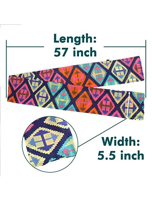 Xtrend 3Pcs Satin Edge Laying Scarf Wrap for Lace Wigs Silk HeadBand Scarf For Hair Wrapping At Night Fashion Headband for Yoga Sport Makeup Handbags Double Sided Stain H